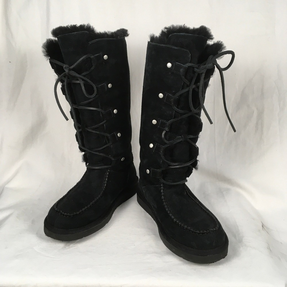 UGG Appalachian Tall Snow Winter Boot Sherpa Liined Women's Size 6‎